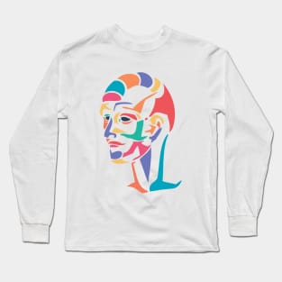 Abstract head Long Sleeve T-Shirt